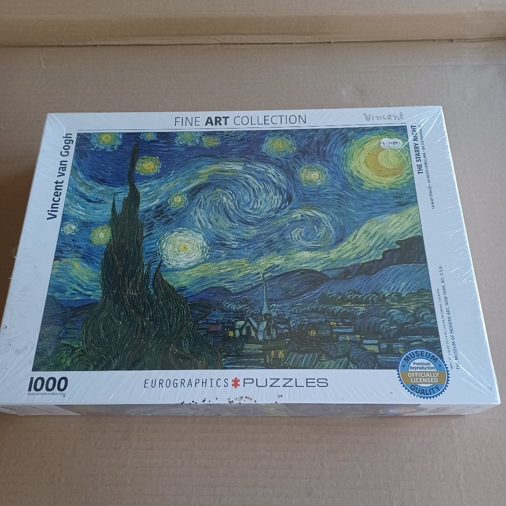 Van Gogh Starry Night Fine Art Collection Eurographics Puzzle